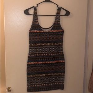 Aztec mini dress